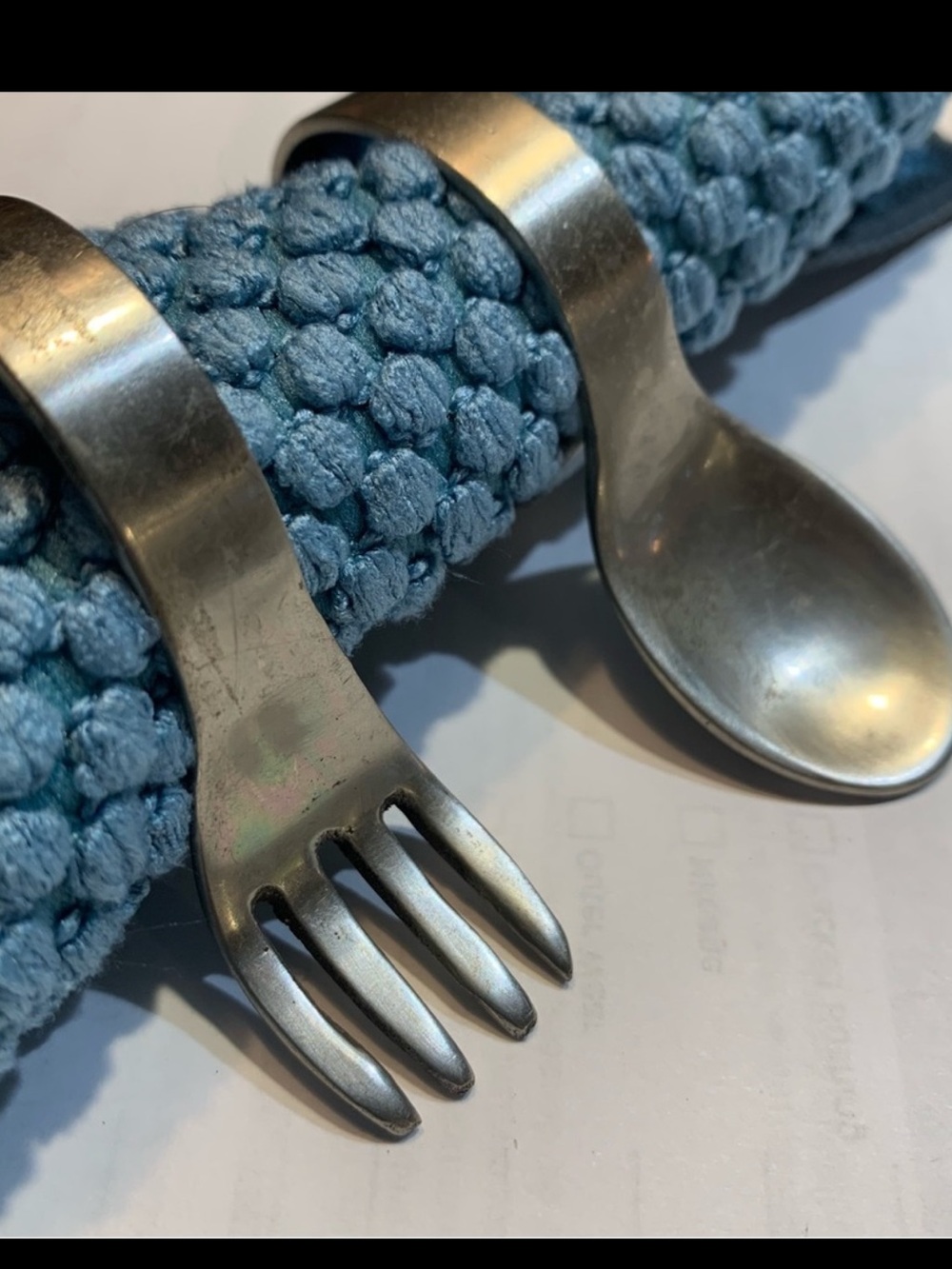 Spoon and fork napkin rings